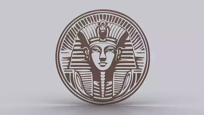 Egyptian Symbols - 054 - A - Topology Low-poly 3D model