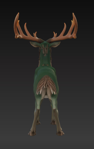 Forest Creature Low-poly 3D model_3