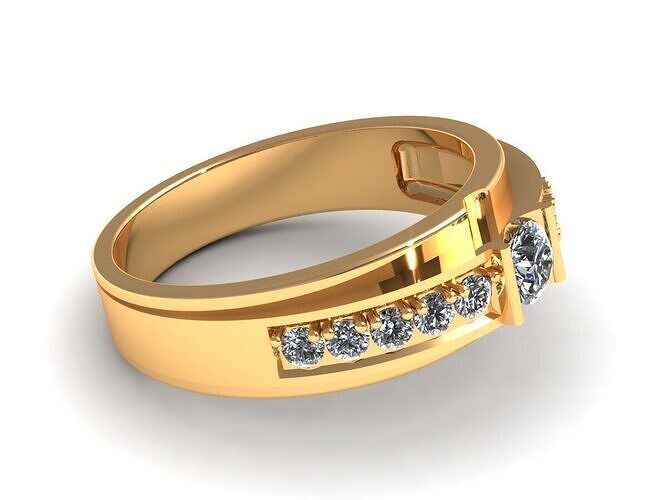 Man Wedding Ring 280 3D print model