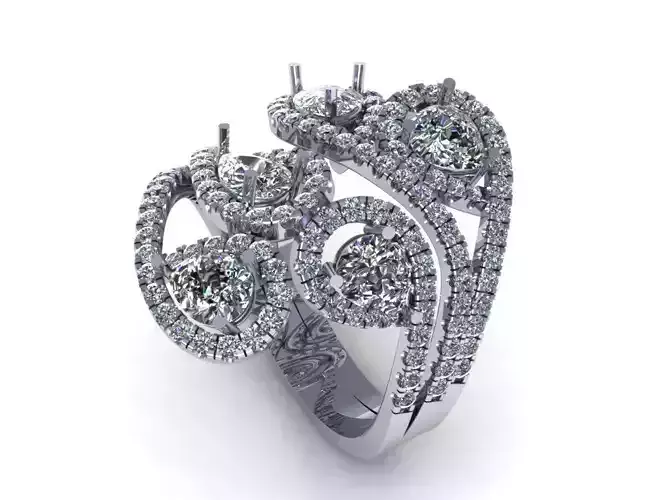 Fashion Pav Wedding Ring 274