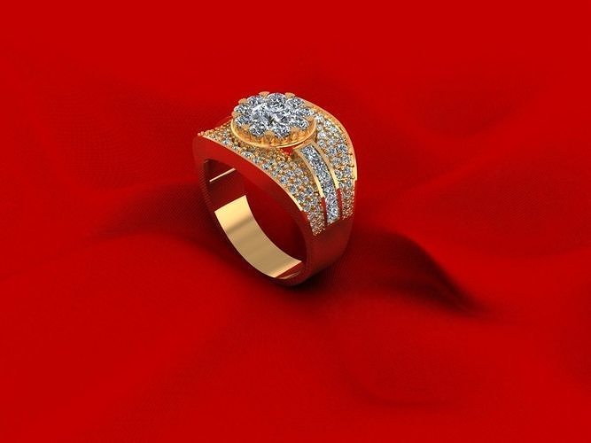 Man Wedding Ring 265 3D print model