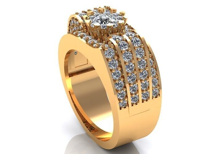 Man Wedding Ring 263 3D print model