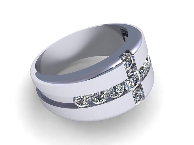 Man Wedding Ring 262 3D print model
