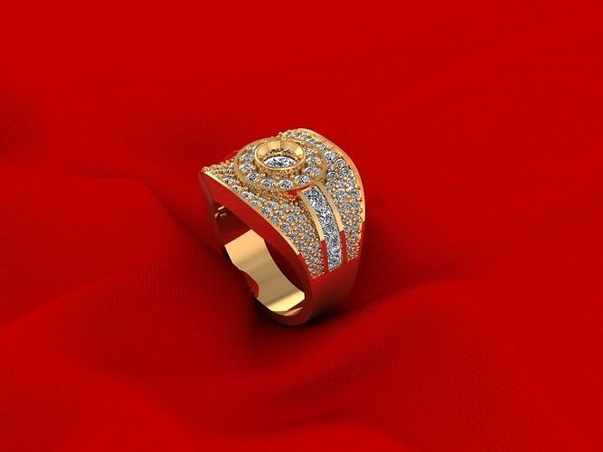 Man Wedding Ring 261 3D print model