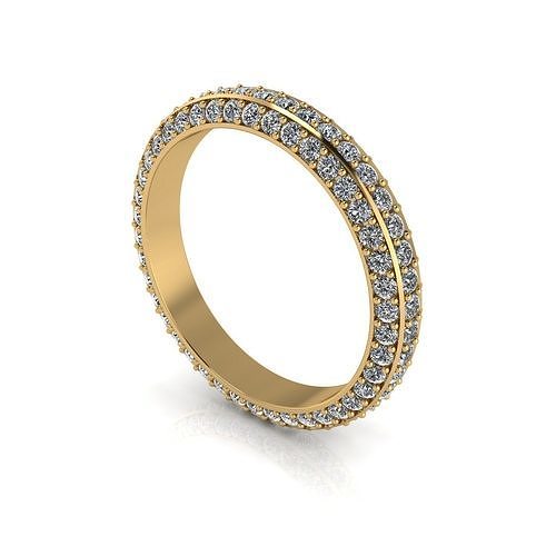 Woman Wedding Ring WB 3D print model