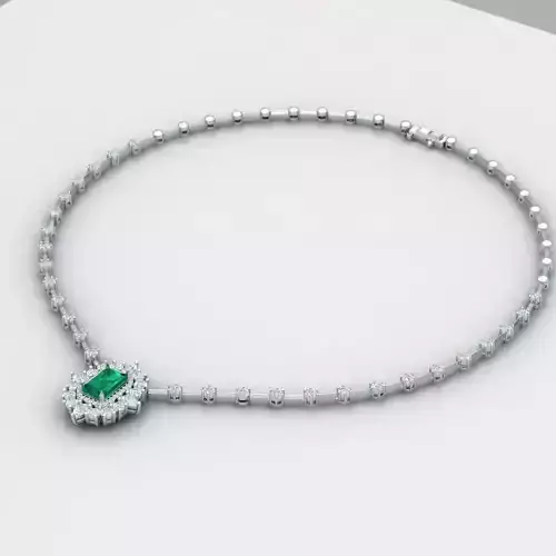 emerald necklace