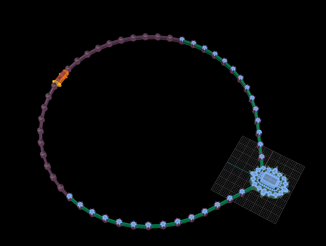 emerald necklace 3D print model_5