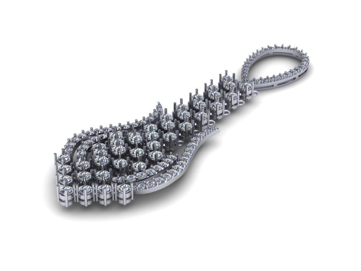 Fashion Earring 139 3D print model_4