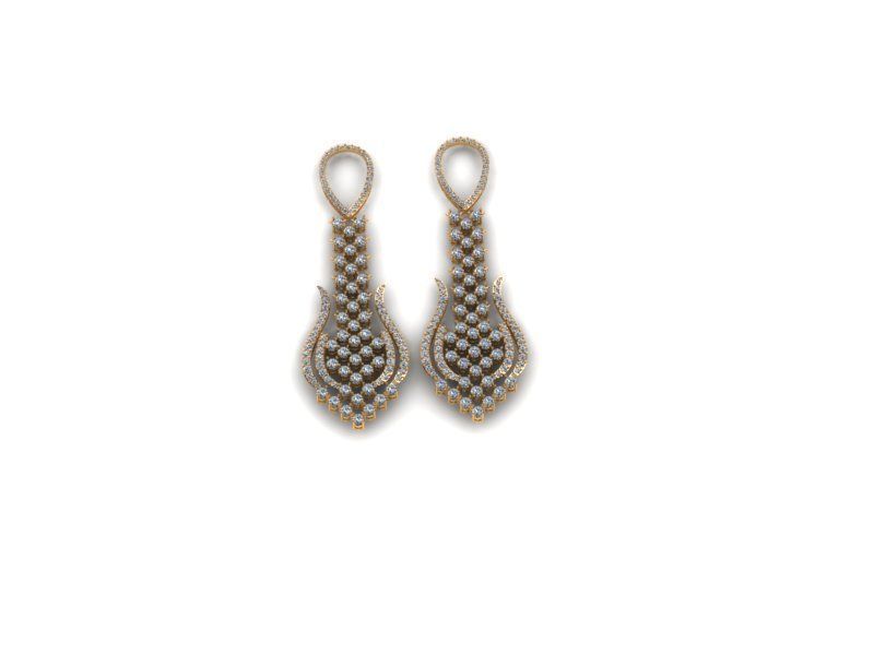 Fashion Earring 139 3D print model_1