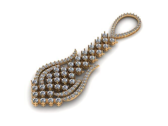 Fashion Earring 139 3D print model