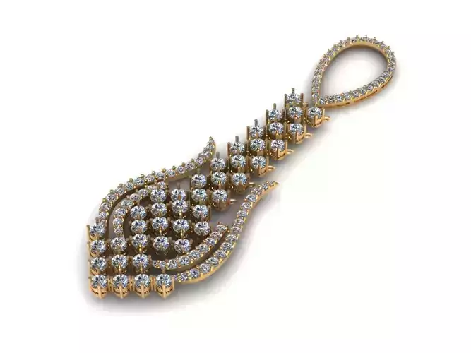 Fashion Earring 139 3D print model Fashion Earring 139 3D print model