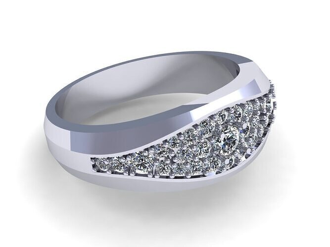 Man Wedding Ring 233 3D print model