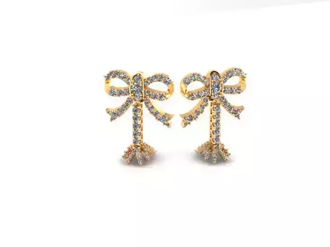 Pear Earring Set 162 3D print model