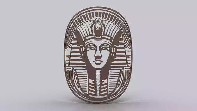 Egyptian Symbols - 054 - B - Topology Low-poly 3D model