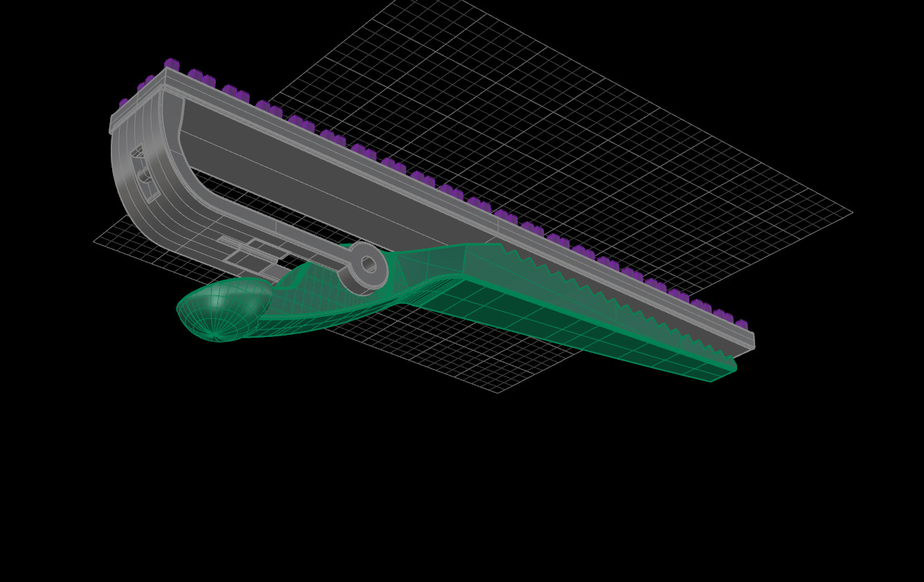 tie clip 3D print model_2