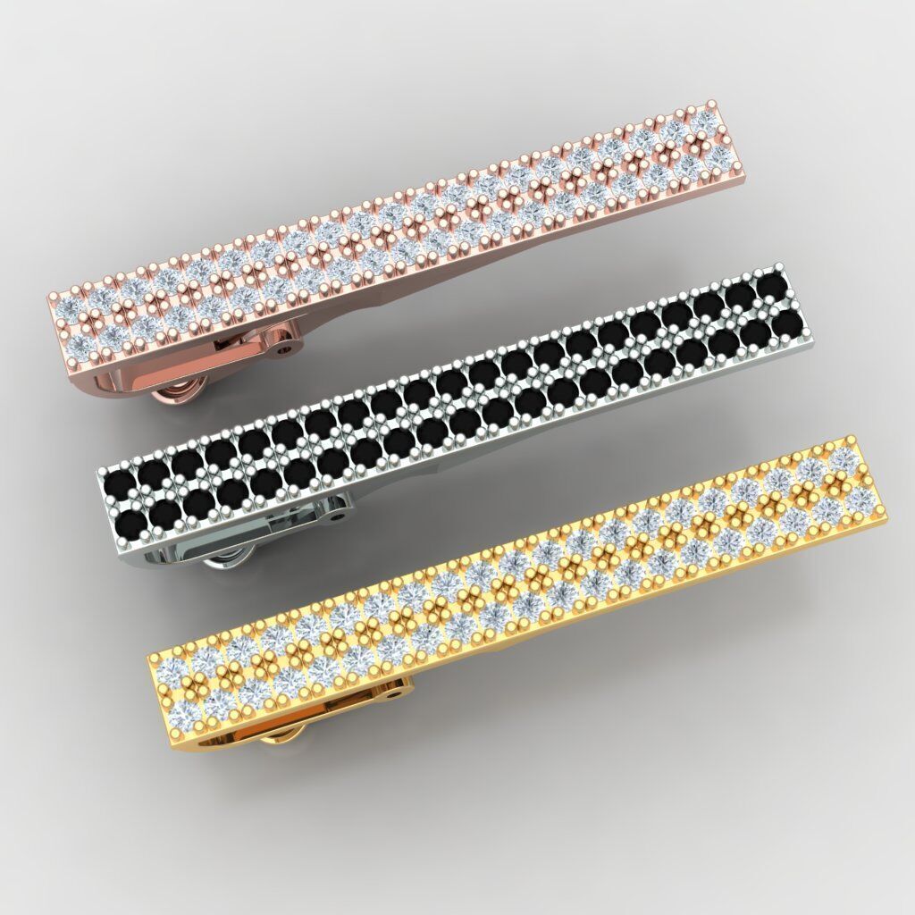 tie clip 3D print model_1