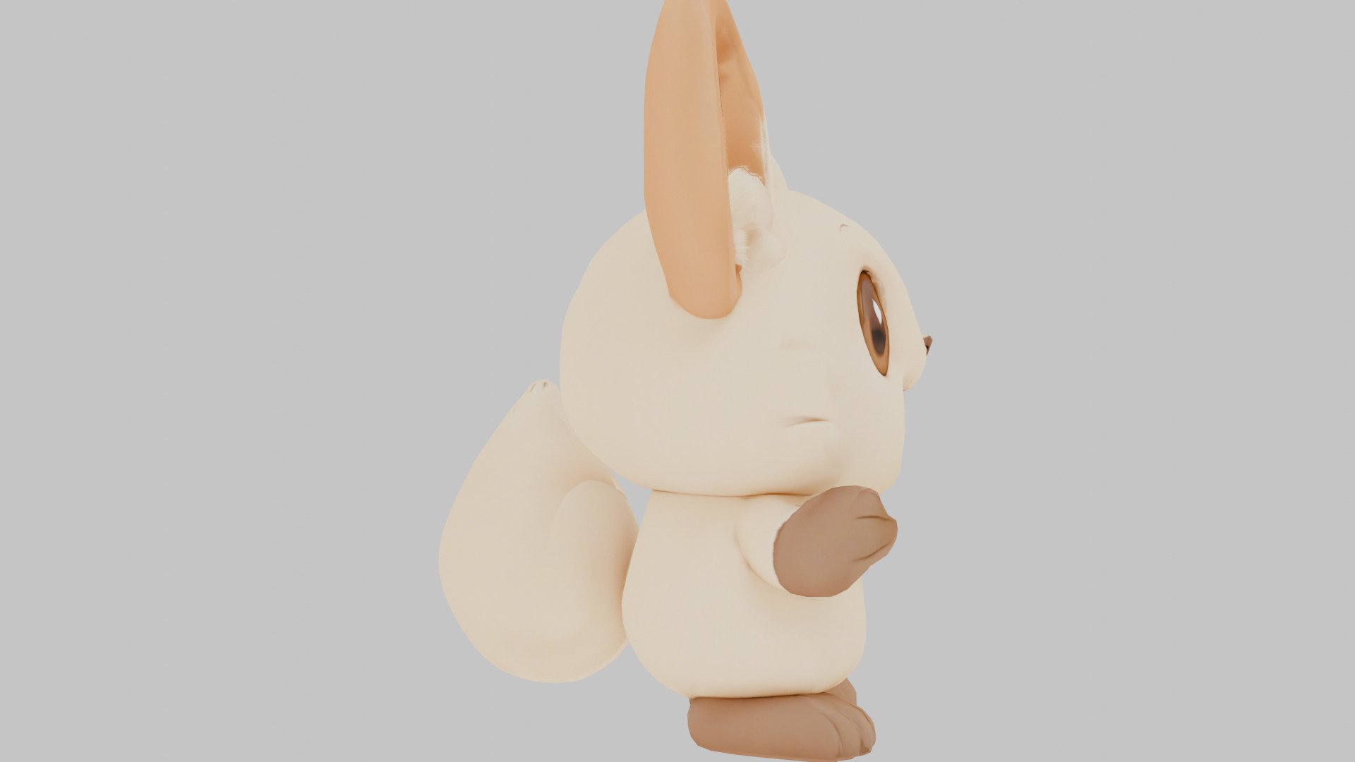 Cartoon Character 3D Model Low-poly 3D model_2