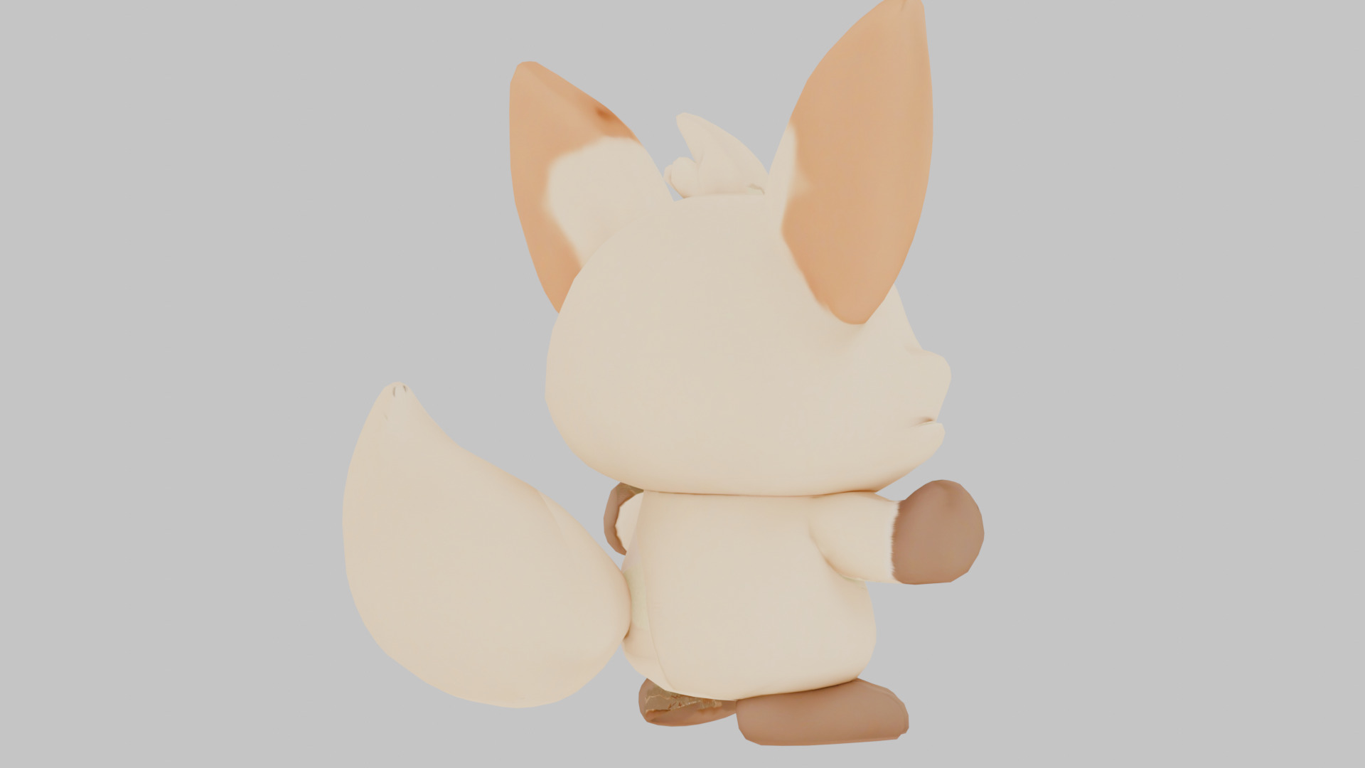 Cartoon Character 3D Model Low-poly 3D model_3