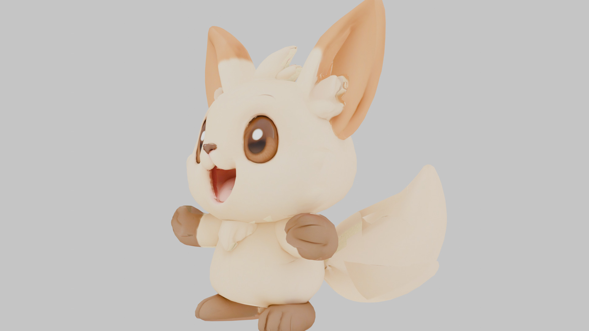 Cartoon Character 3D Model Low-poly 3D model_7