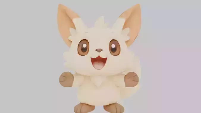 Cartoon Character 3D Model