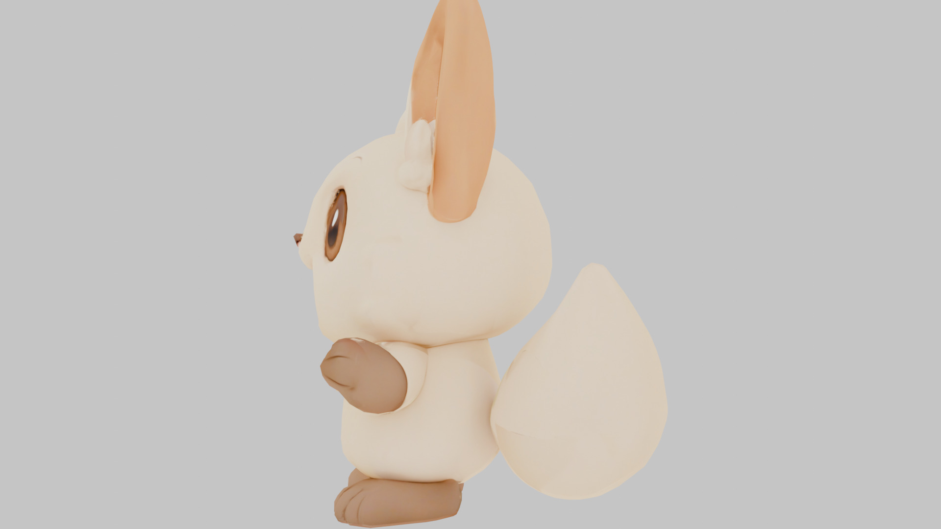 Cartoon Character 3D Model Low-poly 3D model_6