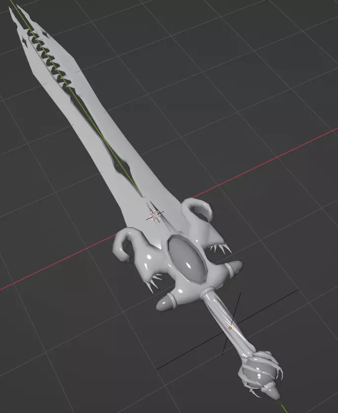 Dawnfang and Duskfang Sword Oblivion Replica 3D print model_0