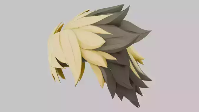 Spiky Mane Hair Hairstyle