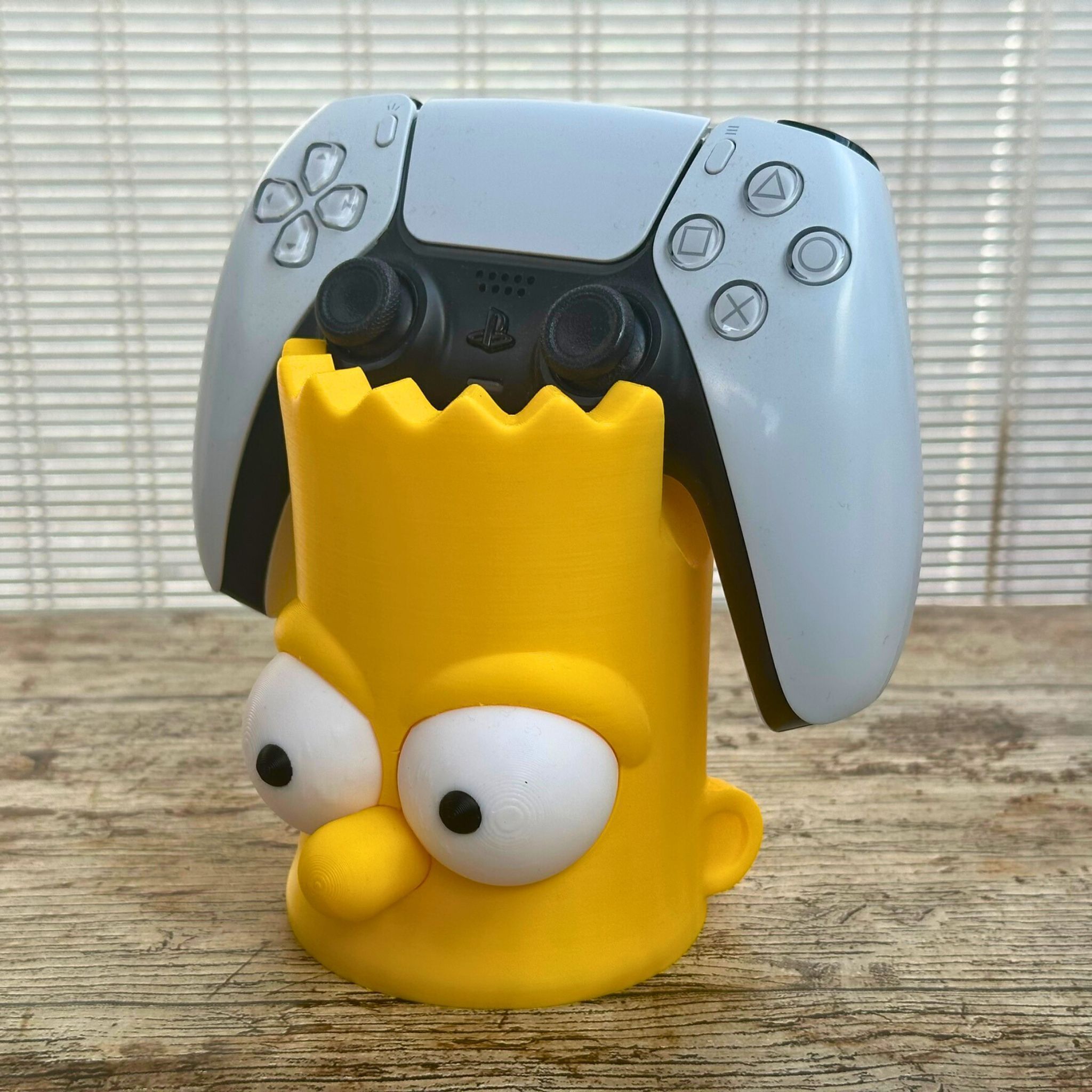 BART SIMPSON CONTROLLER HOLDER - PENCIL HOLDER 3D print model_2