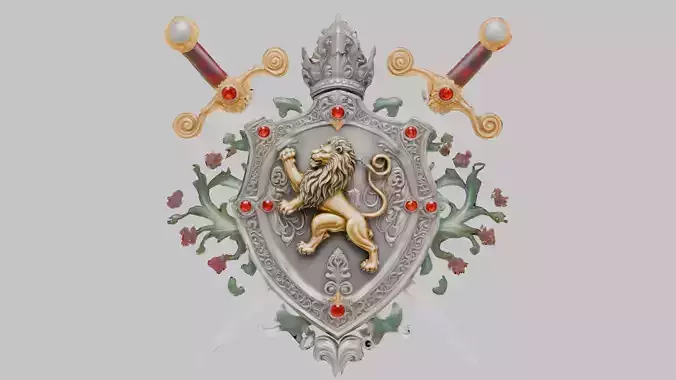 Regal Lion Crest