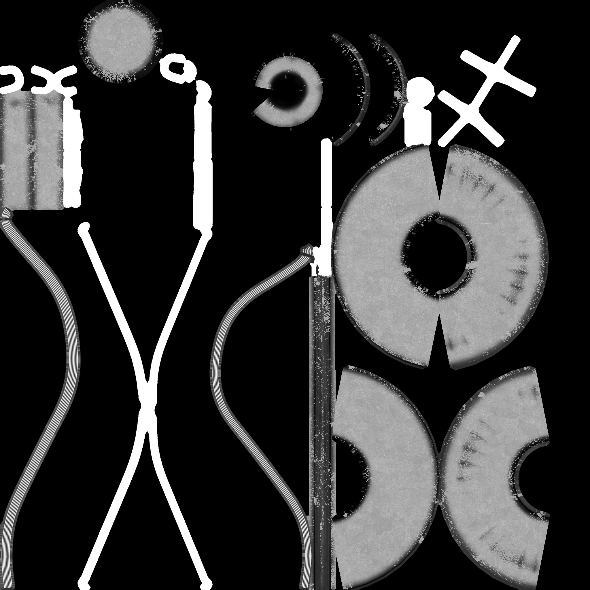 lampara retro colgante Low-poly 3D model_6
