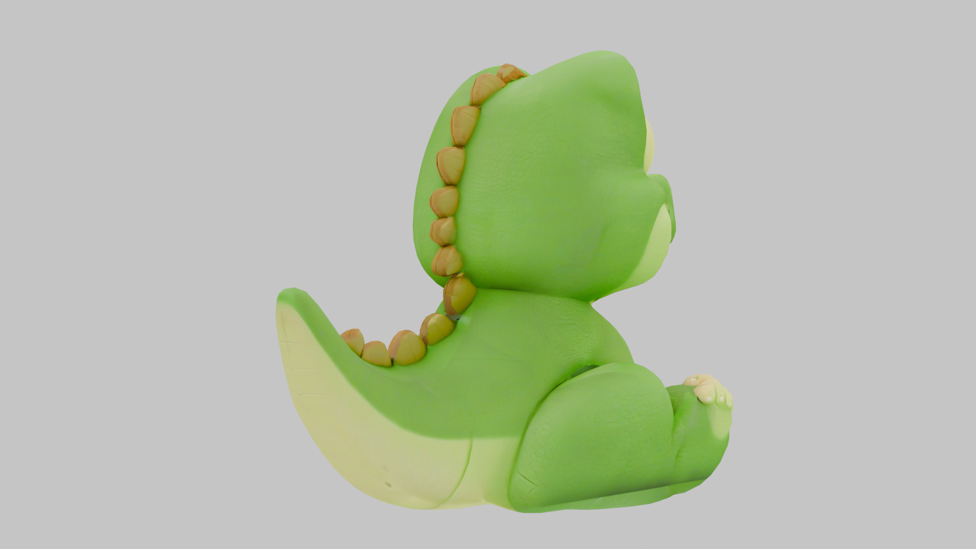 Nile Croc Pet Low-poly 3D model_3