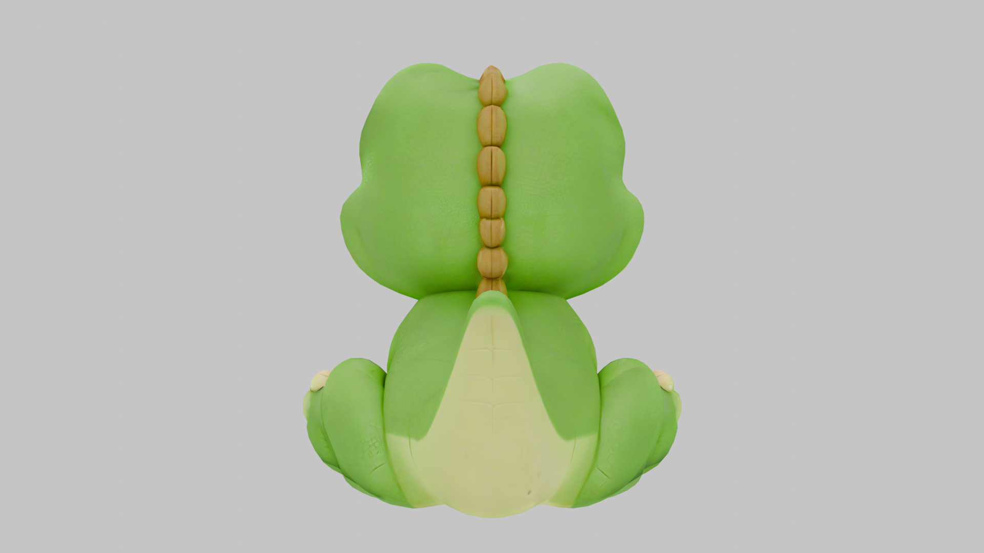 Nile Croc Pet Low-poly 3D model_4