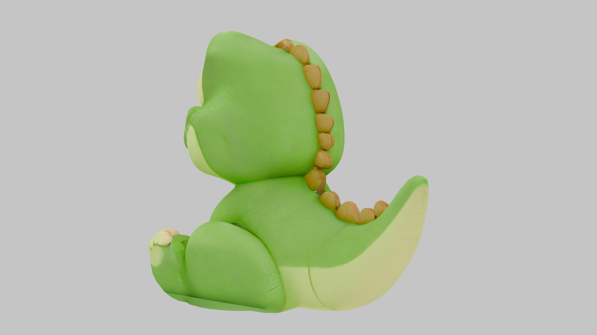 Nile Croc Pet Low-poly 3D model_5