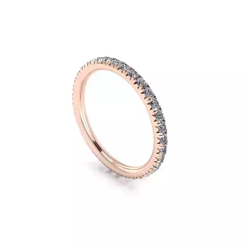 Pav Woman Wedding Ring WB Ring
