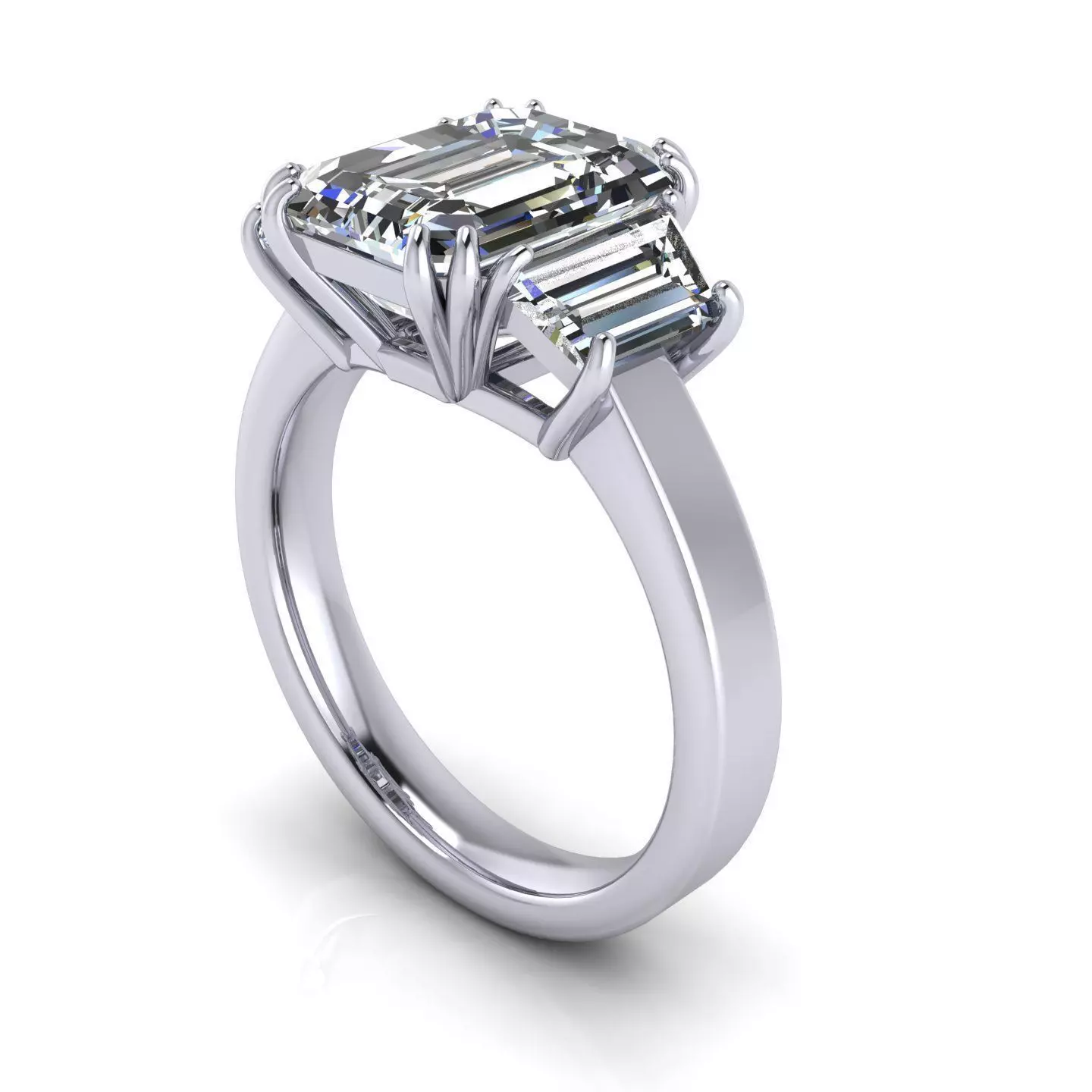 Solid Love Woman Wedding Ring 3D print model