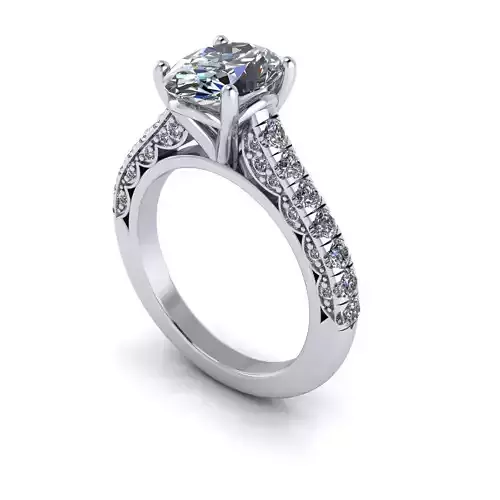 Woman Engagement Ring