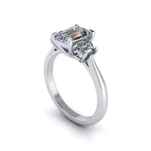 Emerald Woman Wedding Ring 