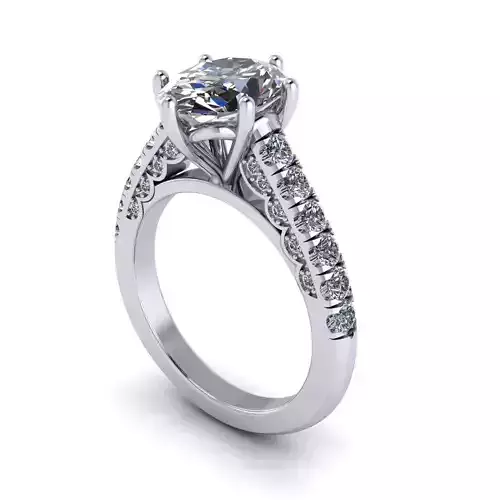 Pav Vintage Woman Wedding Ring 