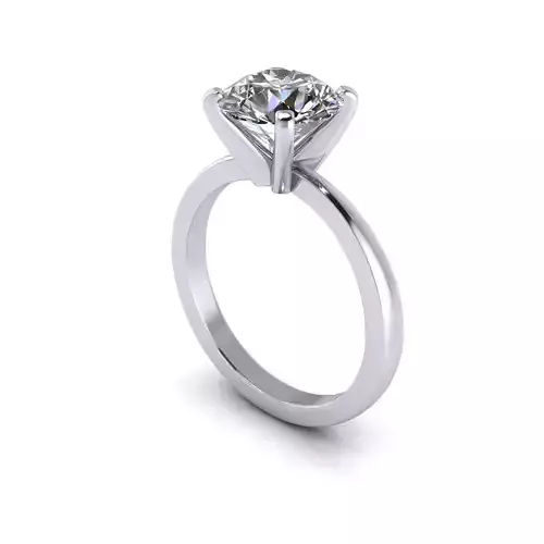 Solitaire Woman Wedding Ring 