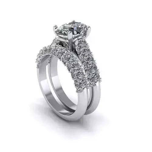 Preciouses Oval Engagement Ring EG-V2