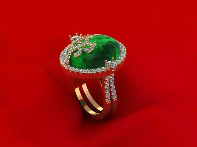 Opal Diamond Wedding Ring 189