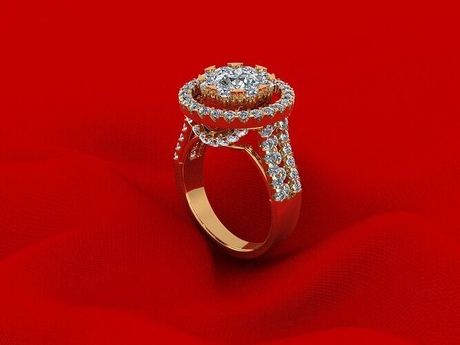 Woman Wedding Ring 177 3D print model