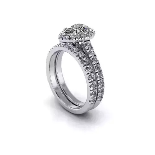 Pear Wedding Ring Size 5