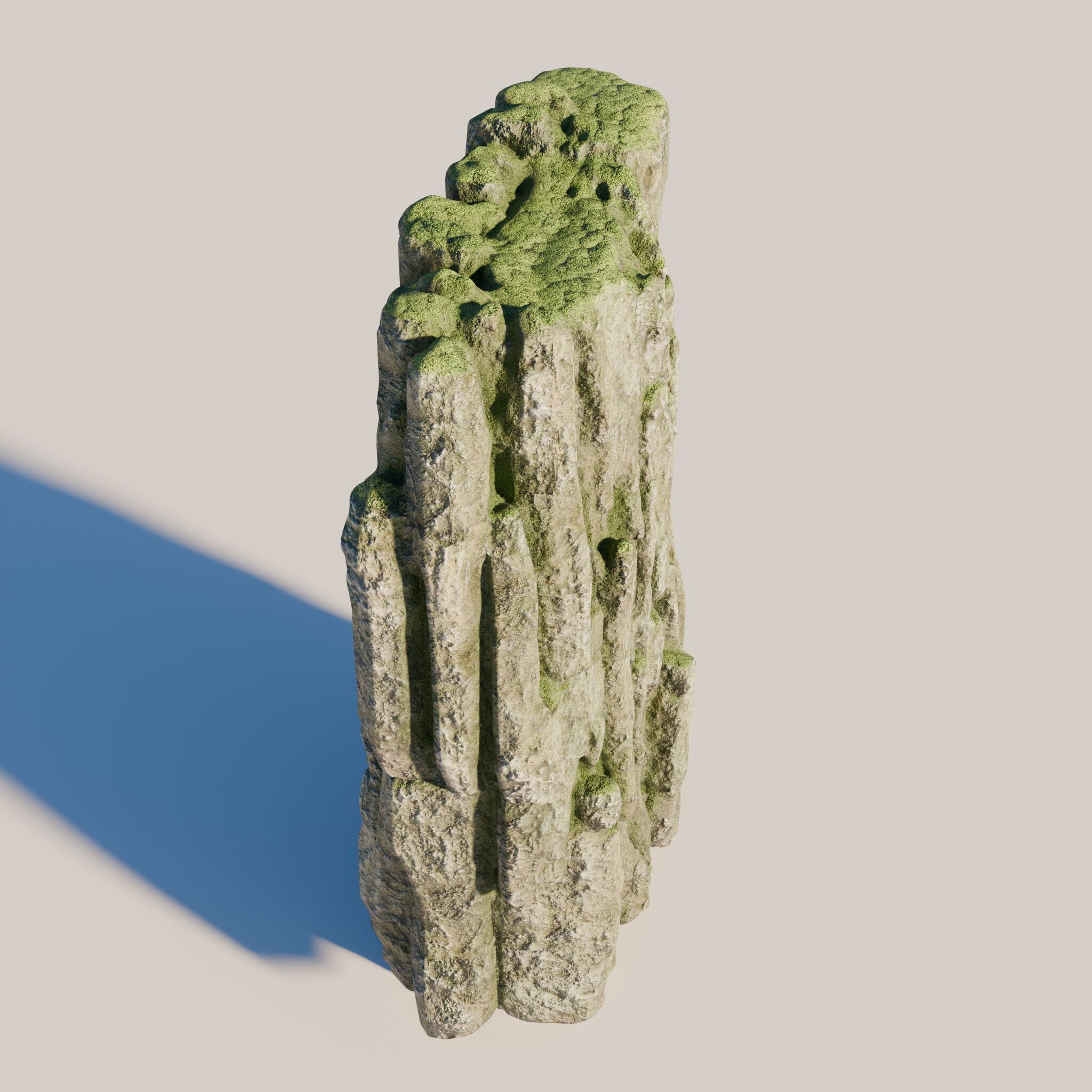 Rock 6 Low-poly 3D model_3