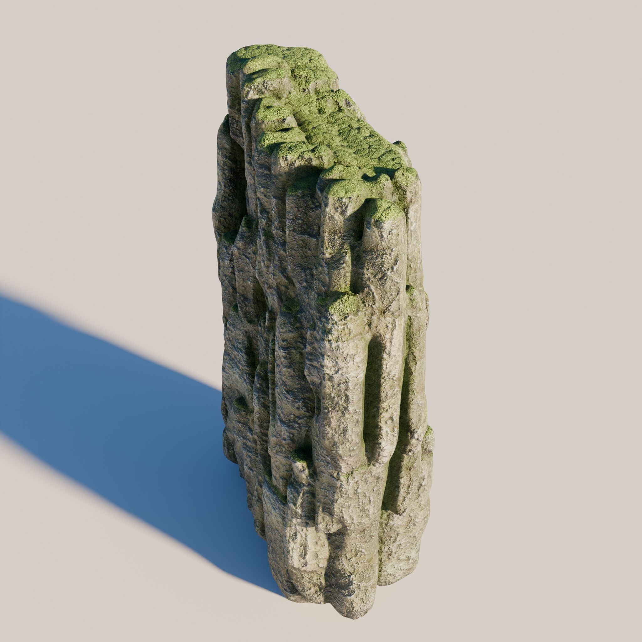 Rock 6 Low-poly 3D model_2