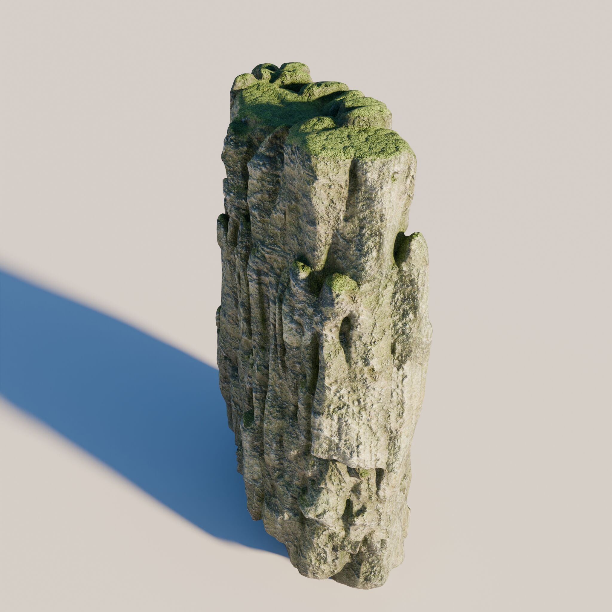 Rock 6 Low-poly 3D model_7