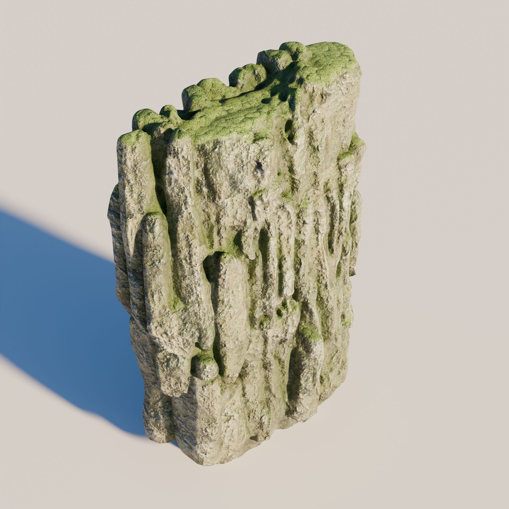Rock 6 Low-poly 3D model_4