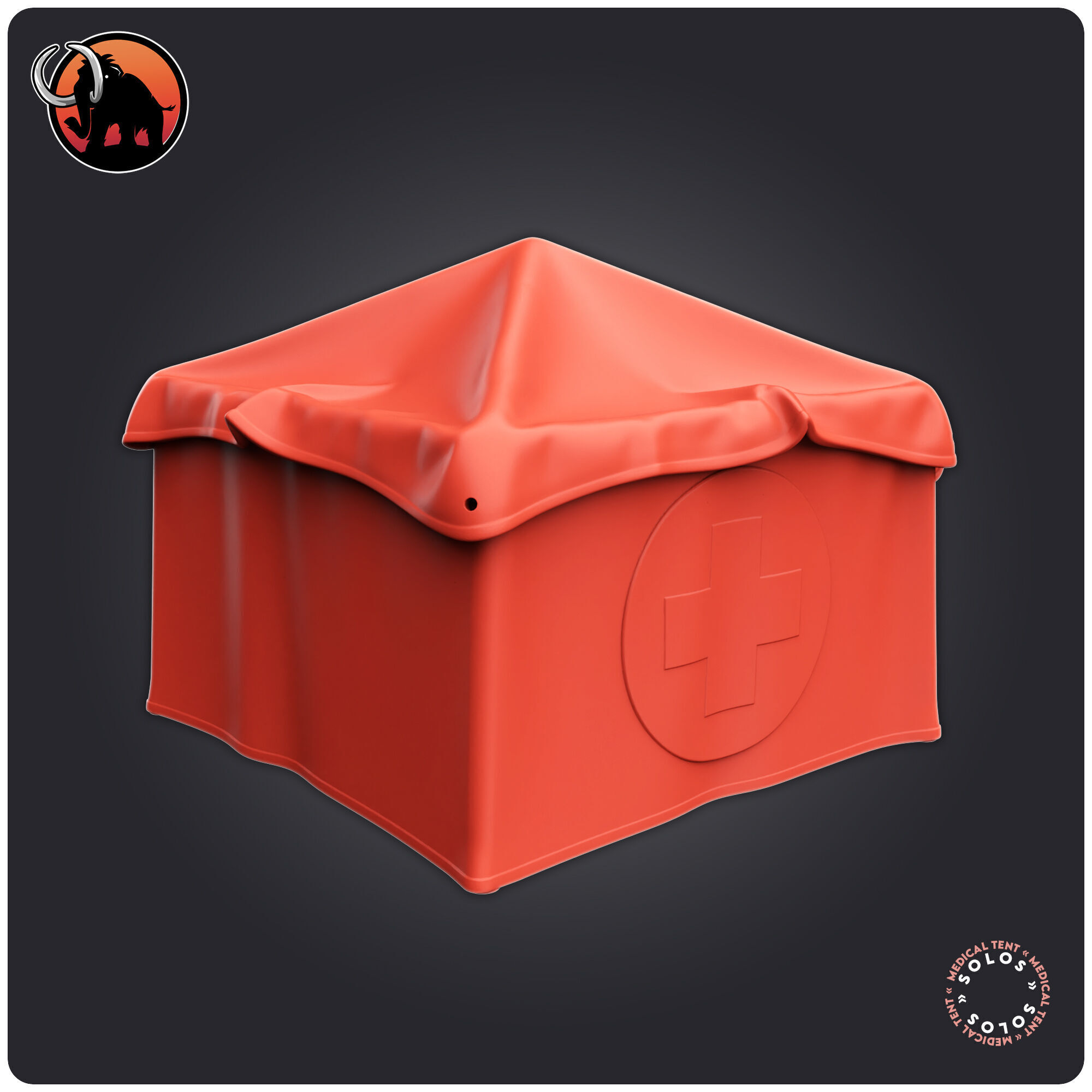 Medical Tent 3D print model_3