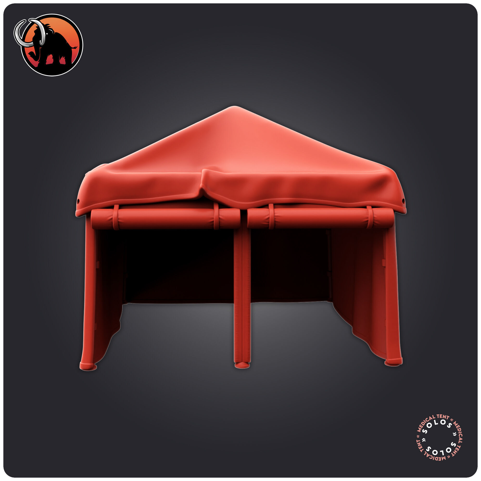 Medical Tent 3D print model_4
