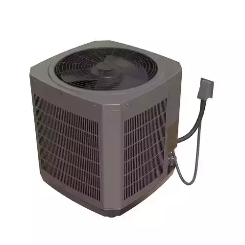 Ac Central Unit Low-poly 3D model